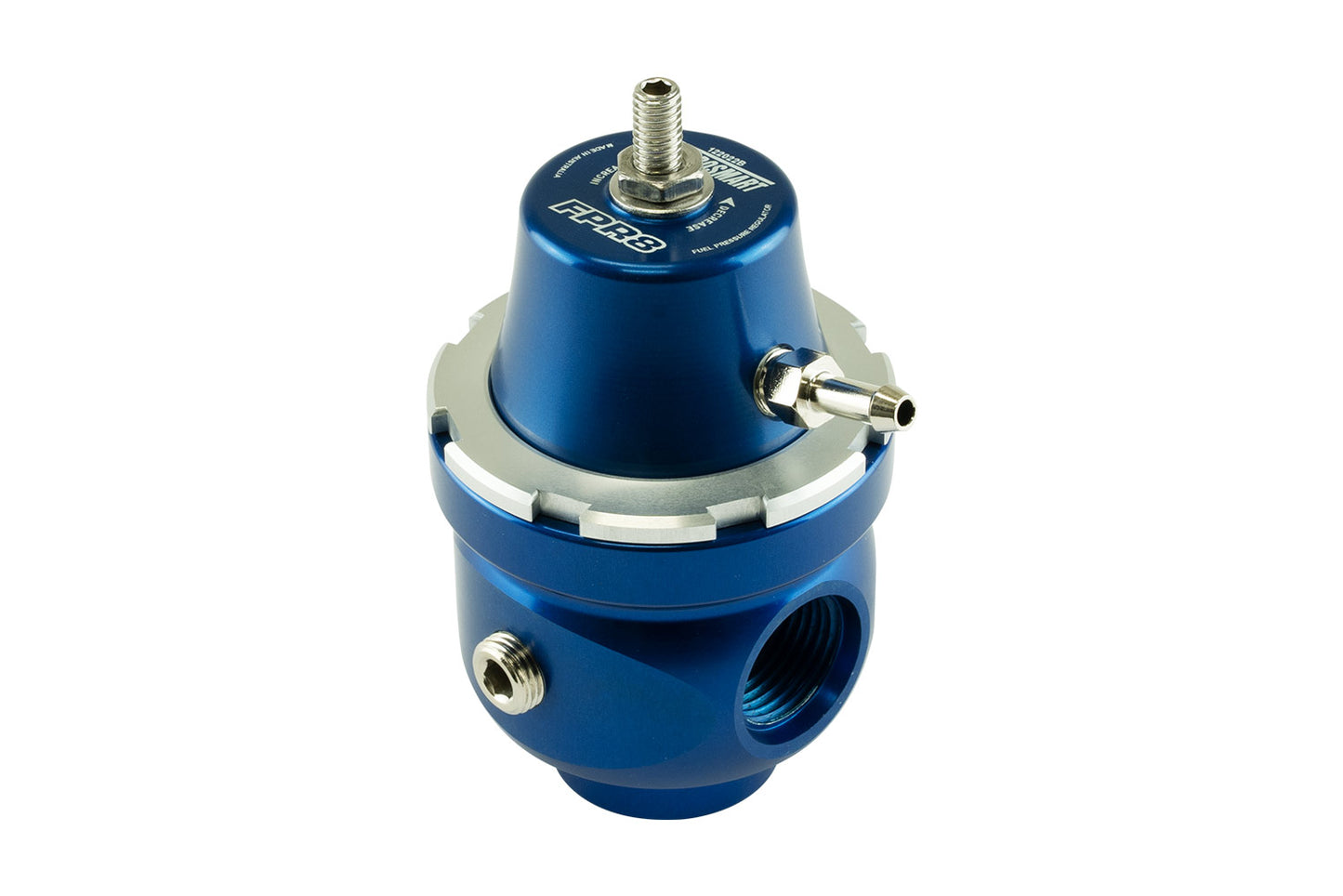 TS-0404-1031 Turbosmart FPR8 Fuel Pressure Regulator EFI 1:1 35-80 PSI -8 AN Blue (Supersedes TS-0401-1105)