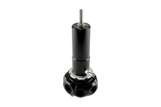 TS-0404-1342 Turbosmart FPR12 Pro M 5 Port Mechanical Pump Fuel Pressure Regulator Black -10AN Inlet / 4x 8AN Out