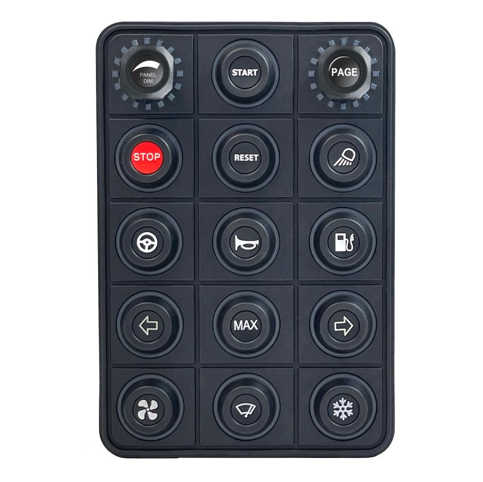 101-0330 Link Link CAN Keypad 15 Button + 2 Rotary Encoders