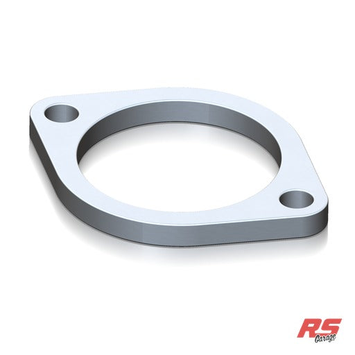 Flange, Stainless Steel, 2 Bolt, Unthreaded, 3" Opening