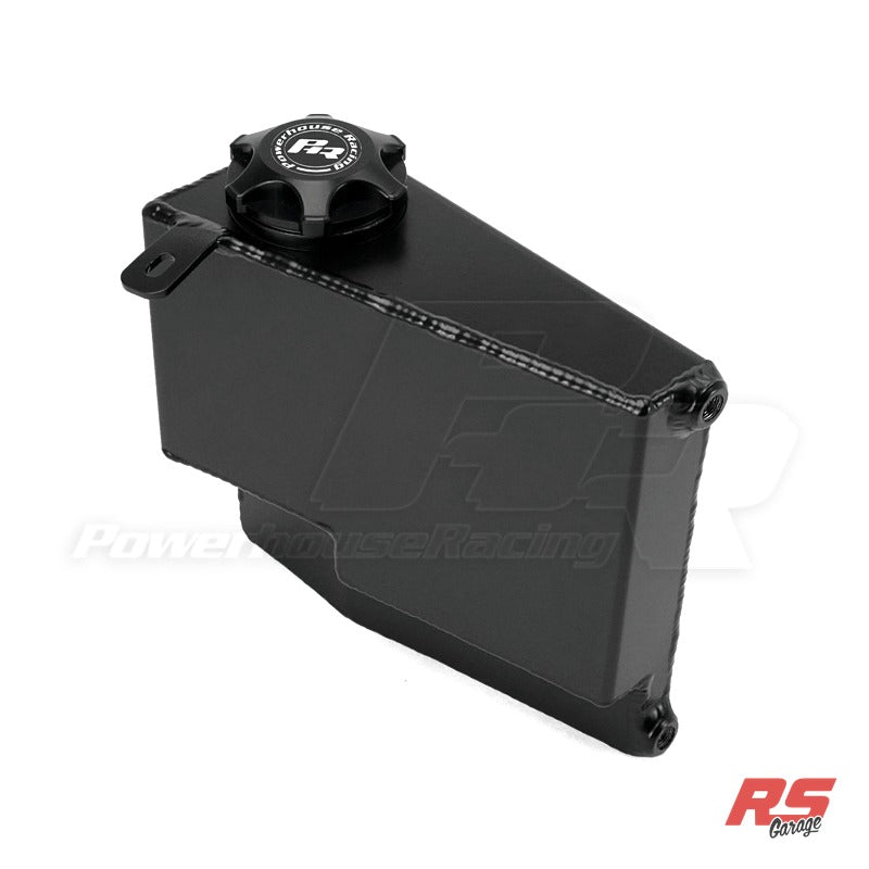 PHR Radiator Overflow for 93-98 Supra -Matte black powder coat finish