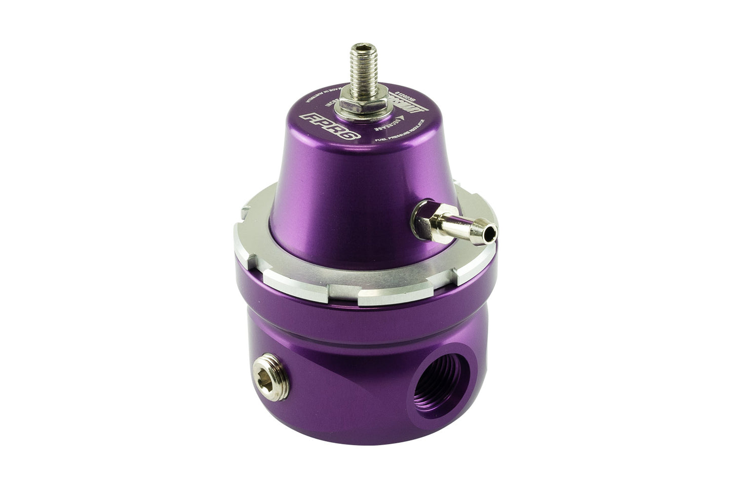 TS-0404-1023 Turbosmart FPR6 Fuel Pressure Regulator EFI 1:1 35-80 PSI -6 AN Purple (Supersedes TS-0401-1109)