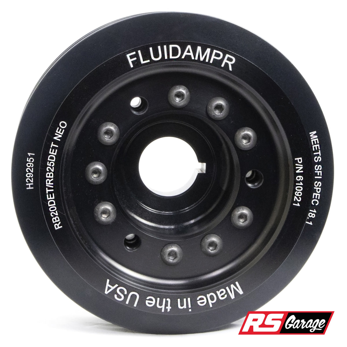 Fluidampr Nissan RB20DET/RB25DET NEO Phase-1 BNR32 GT-R Steel Internally Balanced Damper