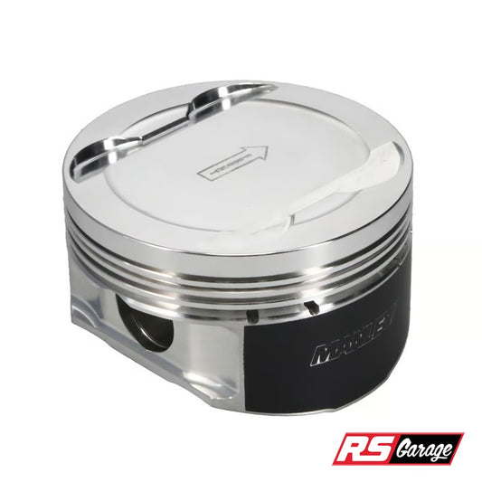 Manley Ford 3.7L Cyclone V6 3.770in Bore 1.239in Comp Height -5.0cc Extr Duty Piston Set - Set of 6