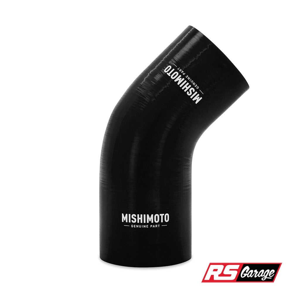 Mishimoto Silicone Reducer Coupler 45 Degree 2.5in to 2.75in - Black