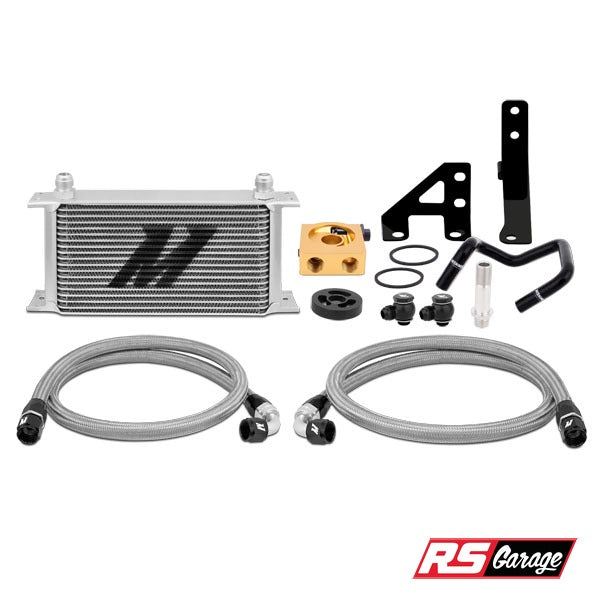 Mishimoto Fits Subaru WRX 2015 Thermostatic Oil Cooler Kit Silver