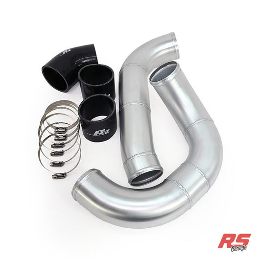 PHR 3.0" Cold Side Intercooler Piping Kit for IS300 (PHR Fan Shroud) - Matte black powder coat