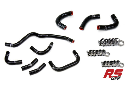 HPS Black Silicone Oil Cooler and Throttle Body Hoses 2000-2003 Honda S2000 2.0L F20C AP1