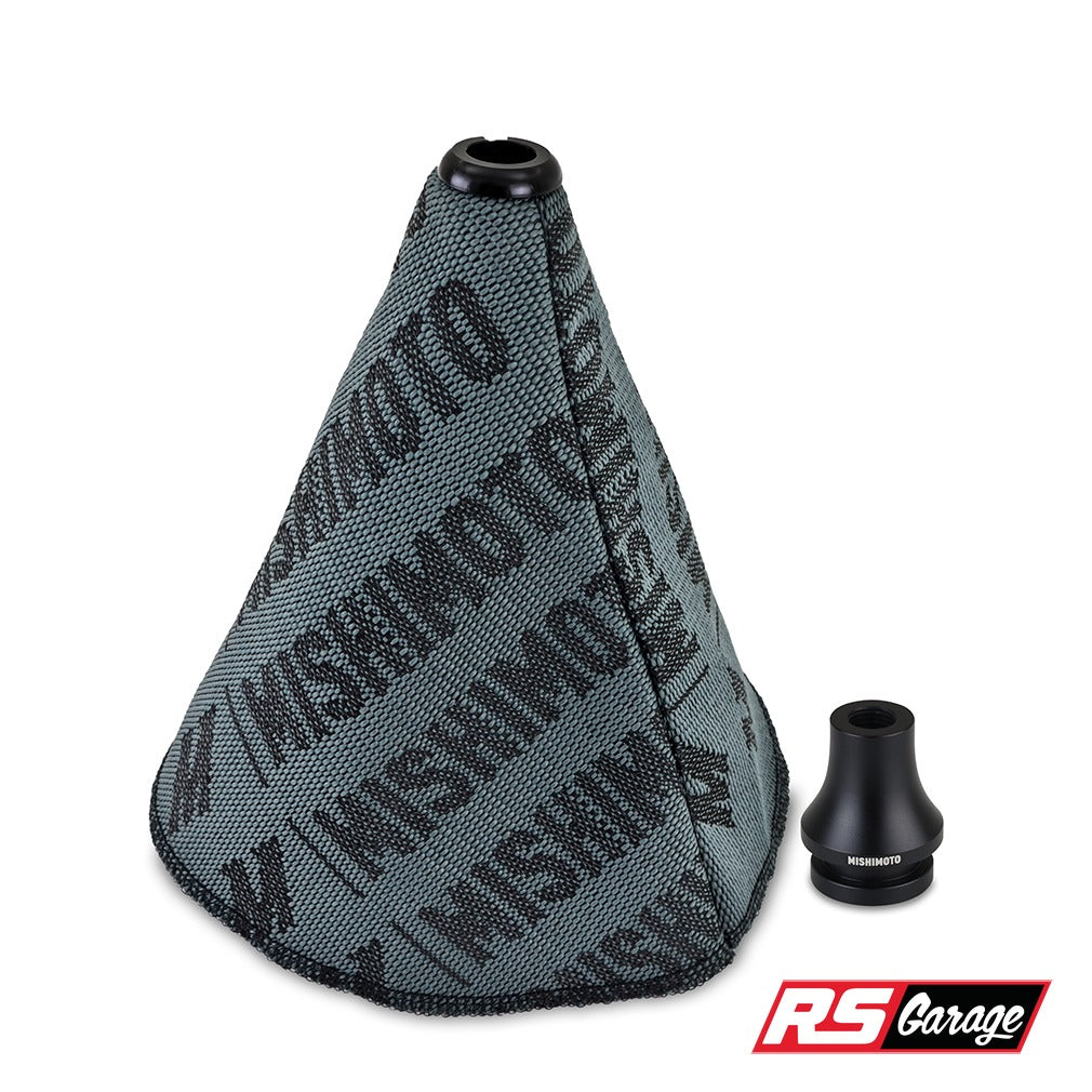 Mishimoto Shift Boot Cover + Retainer/Adapter Bundle M12x1.25 Black