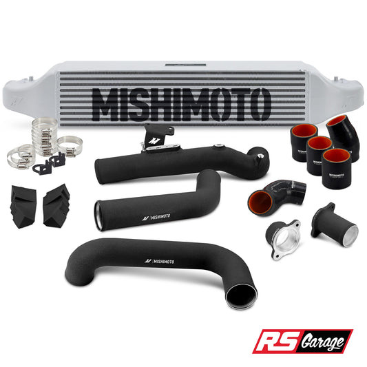 Mishimoto 2022+ Honda Civic 1.5T Intercooler Kit - Silver Intercooler - Black Pipes