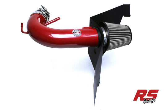 HPS Shortram Air Intake 2015-2017 Ford Mustang GT V8 5.0L Includes Heat Shield Red