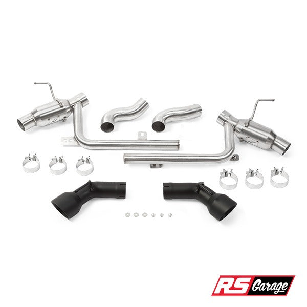 Mishimoto 2016+ Chevrolet Camaro SS Dual-Tip Pro Axle-Back Exhaust w/ Black Tips