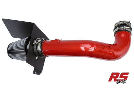 HPS Red 827 Series Performance Air Intake 2009-2013 Gmc Sierra 1500 4.8L 5.3L 6.0L 6.2L V8 (excludes Hybrid) Includes Heat Shield