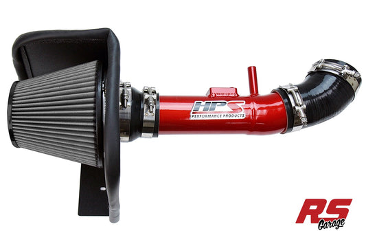 HPS Red 827 Series Performance Air Intake 2004-2009 Mazda B4000 4.0L V6 Includes Heat Shield