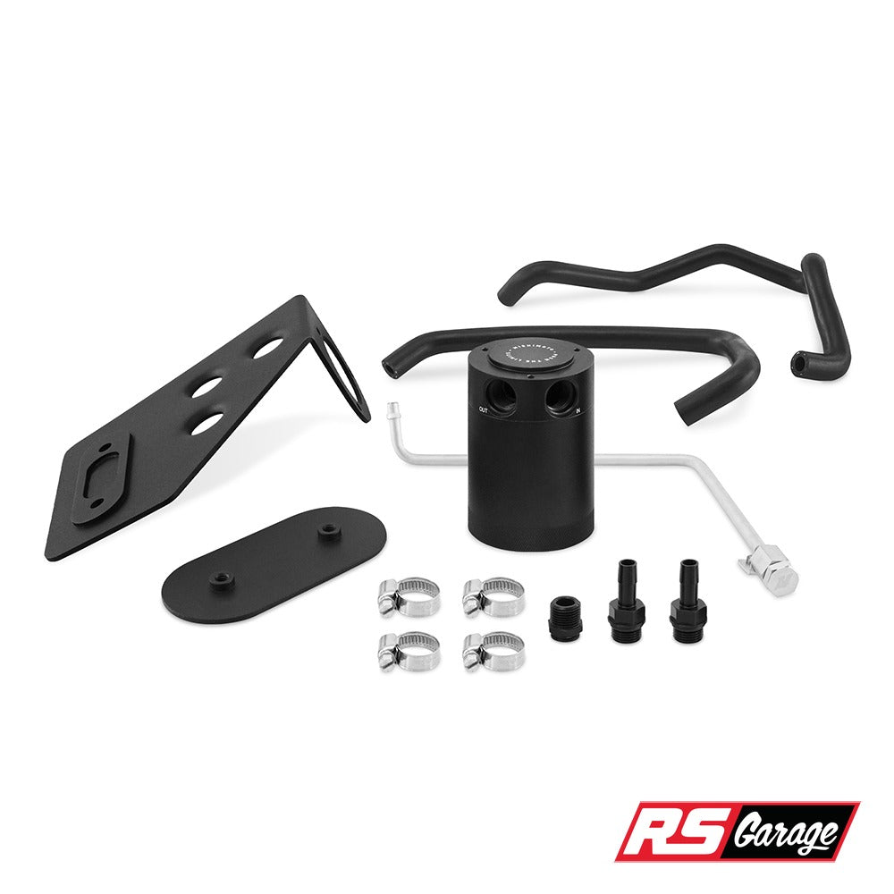Mishimoto Baffled Oil Catch Can Kit CCV Side Black Toyota GR Supra A90 2020+ 3.0L B58B30M1 B58B30O1