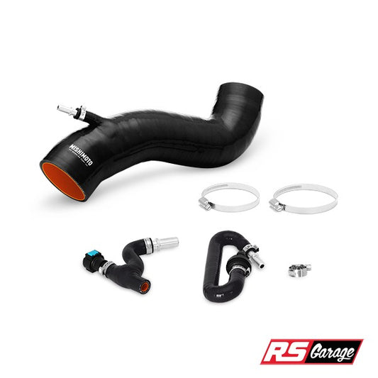 Mishimoto Silicone Induction Hose For Stock Air Intake Black Ford Fiesta ST 16-19 1.6L Ecoboost