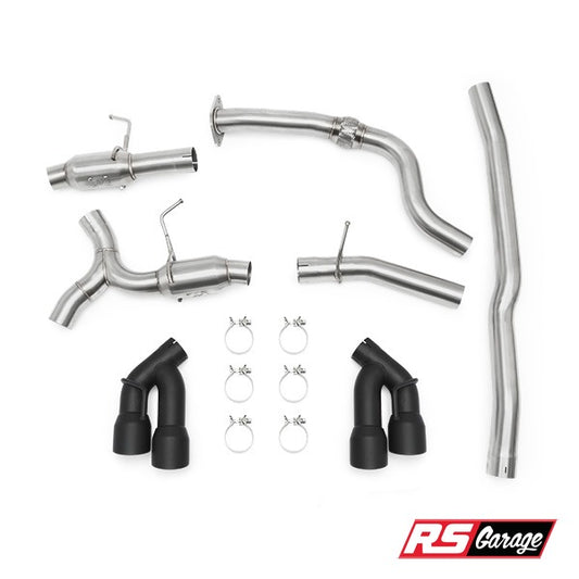 Mishimoto 2016+ Chevrolet Camaro 2.0T Quad Black Tip Cat-Back Exhaust