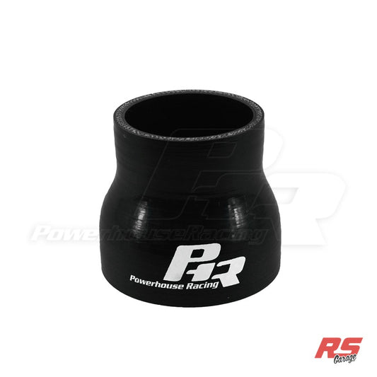2.50" to 3.25" ID Silicone Reducer, Gloss Black