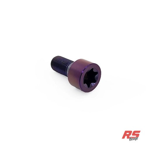 Titanium Cam Gear Bolt - Purple Anodized, 25mm