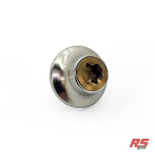 PHR Titanium Cam Gear Bolt and Washer for 2JZ -Bronze Bolt -Machined Washer - Bronze Anodized, Machined
