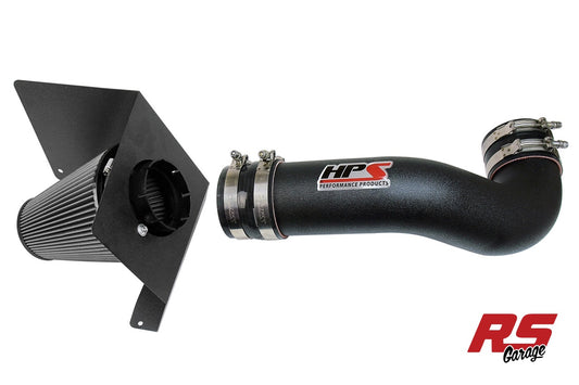 HPS Black 827 Series Performance Air Intake 2007-2008 Chevy Silverado 1500 4.8L 5.3L 6.0L V8 Includes Heat Shield