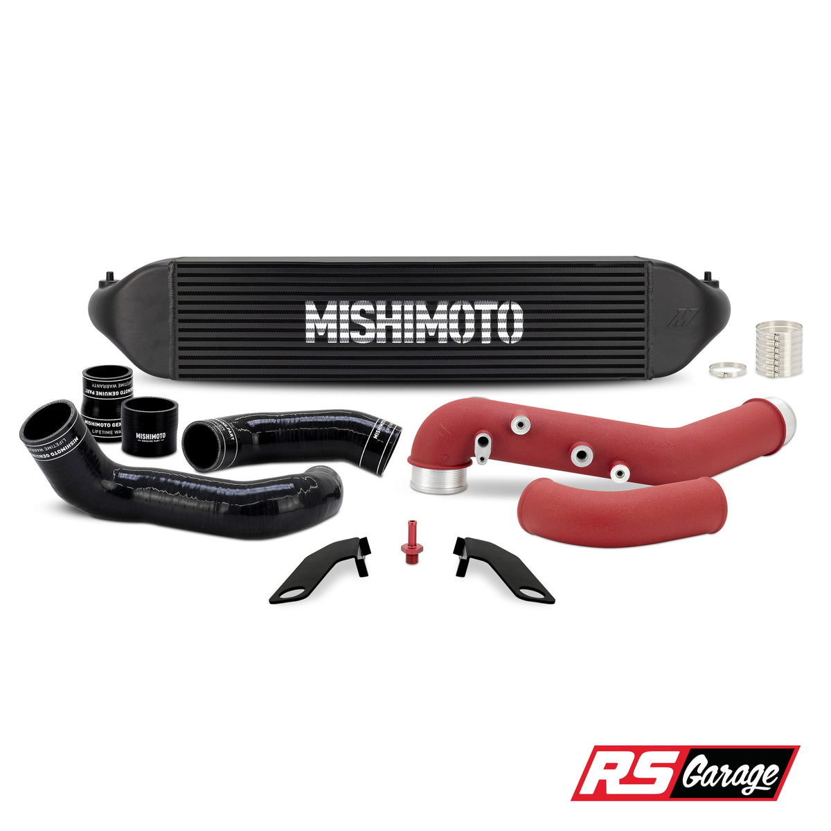 Mishimoto 2023+ Honda Civic Type-R Intercooler Kit w/Pipes - Black Intercooler/Red Pipes