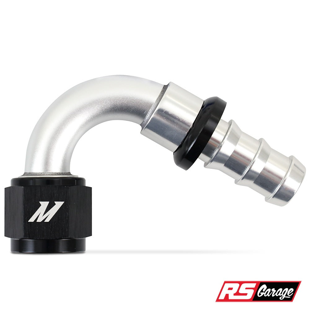 Mishimoto 120-Degree Push Lock Fitting -10AN