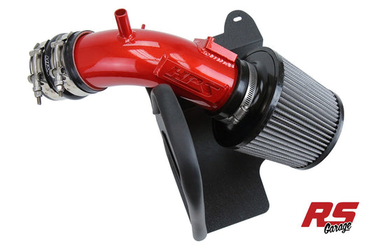 HPS Performance Shortram Air Intake 2018-2019 Toyota Camry 2.5L Includes Heat Shield Red