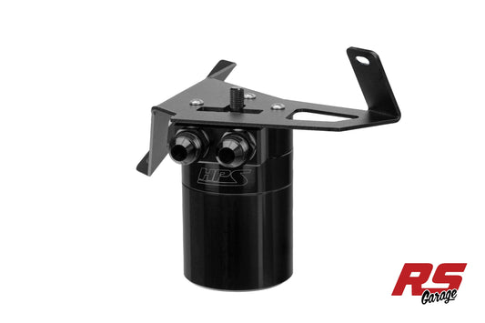 HPS Black Oil Catch Can 2018-2025 Subaru Crosstrek 2.0L Gas Models