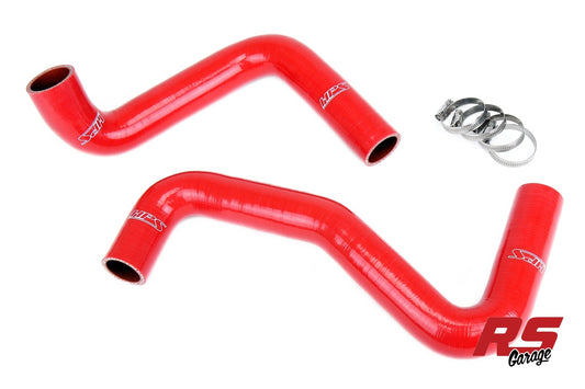 HPS Red Coolant Hose Kit 240SX S13 S14 S15 LS Swap LS1 Water Pump 9 O'clock Thermostat Sr Radiator