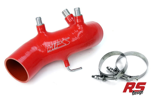 HPS Red Silicone Air Intake Hose 1986-1992 Toyota Supra 7MGTE Turbo