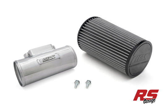 HPS Polished Maf Sensor Housing Lexus/Toyota 2JZ 1MZ 1UZ Engine Includes Air Filter