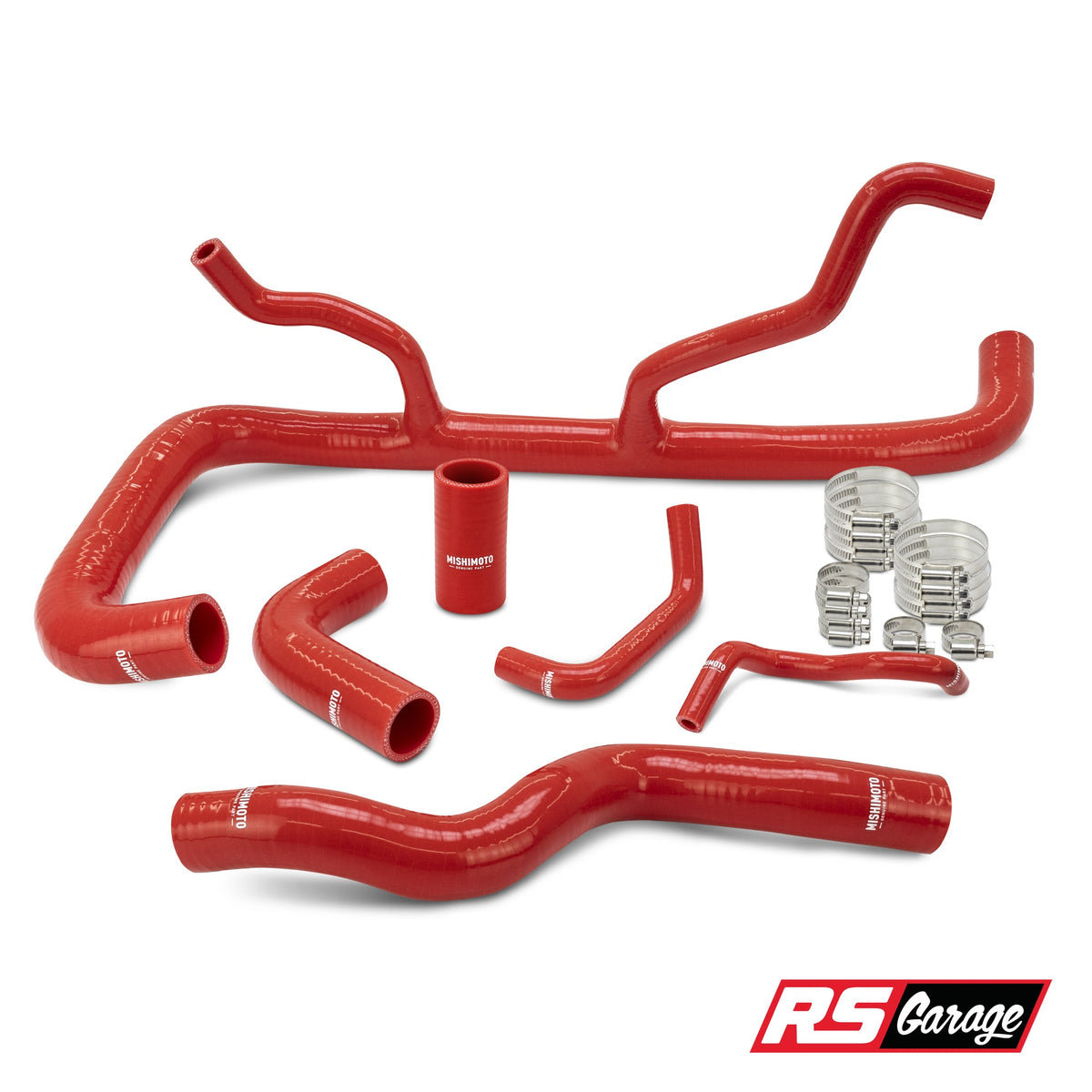 Mishimoto 2024+ Toyota Tacoma Silicone Coolant Hose Kit - AT - Red