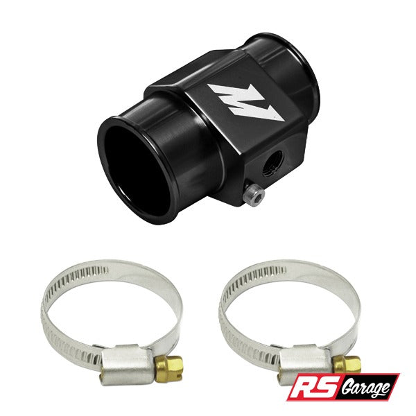 Mishimoto Black 38mm Water Temperature Sensor Adapter