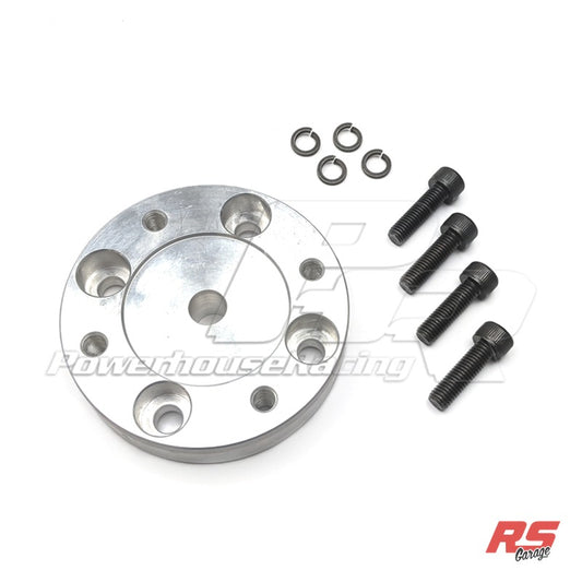 PHR Driveshaft To Transmission Adapter, Adapts Toyota Supra Auto or 6 Speed 4-bolt Tail Flange to 1350 Flange Yoke