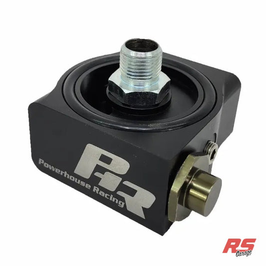 PHR Billet Thermostatic Oil Filter Sandwich Plate, 3/4-16 - 10AN