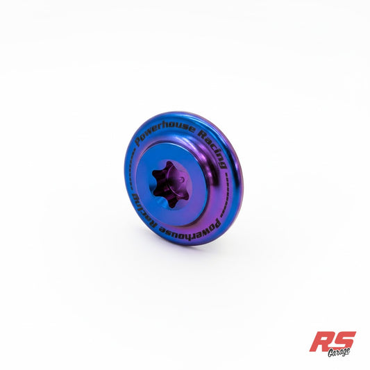 PHR Titanium Plug (Cap) for 2JZ VVT-i Cam Gear - PVD Blue