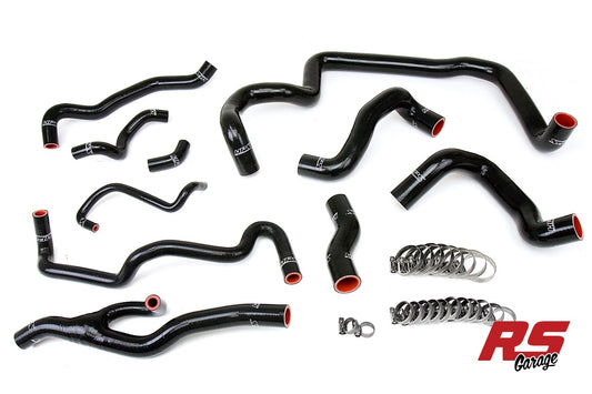 HPS Black Silicone Radiator and Heater Hoses 2007-2011 Mini Cooper S 1.6L Turbo Automatic Trans