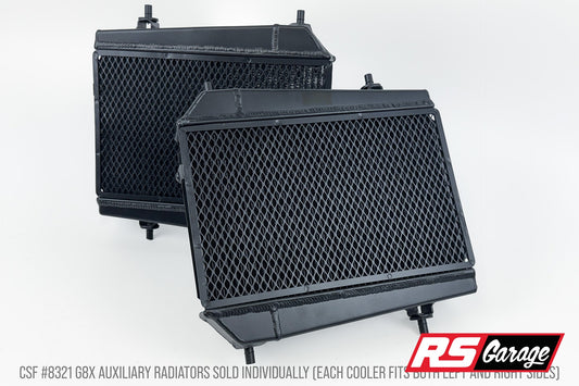 CSF BMW G8X M3/M4/M2 High-Performance Auxiliary Radiator - Single Radiator