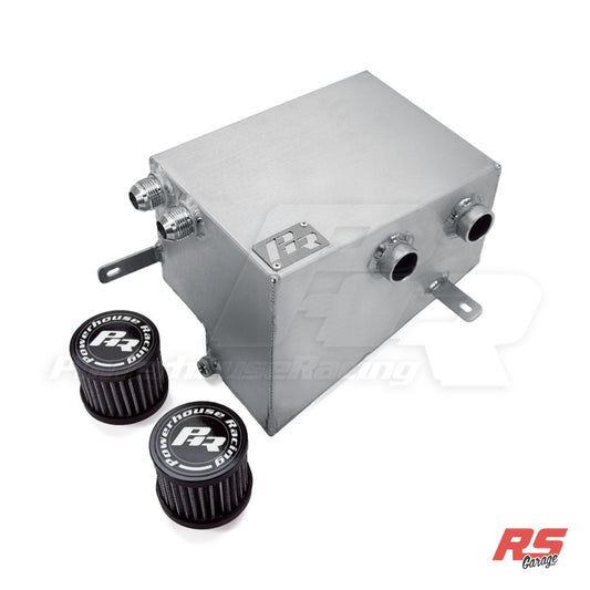 PHR XTM Breather Tank for MKIV Supra, Right Hand Drive -Raw finish - 1 Gallon Capacity - ABS Removal Required