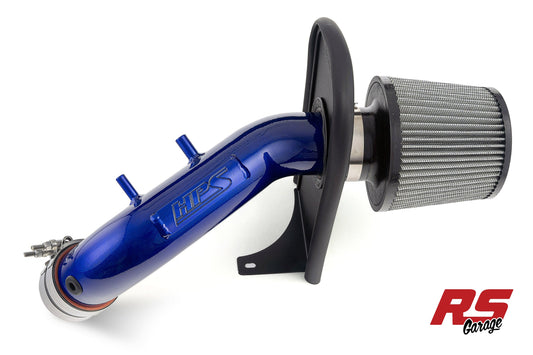 HPS Performance Air Intake with Heat Shield 2003-2006 Honda Accord K24A8 2.4L Blue