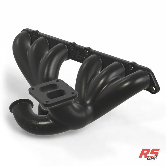 PHR S1 Turbo Manifold for 2JZ-GE - Dual Gate 44, 45 or 46mm, Twin Scroll, Ceramic Coated Black