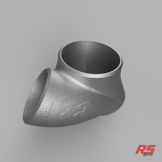 PHR Cast Collector -304 Stainless Steel -Cast -Single Scroll -2 2.0" SCH10 Inlets (2.16 "ID) -Single WG Outlet (2.16"ID)