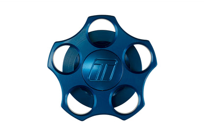 TS-0891-0271 Turbosmart Oil Cap - Notch - LS - Blue