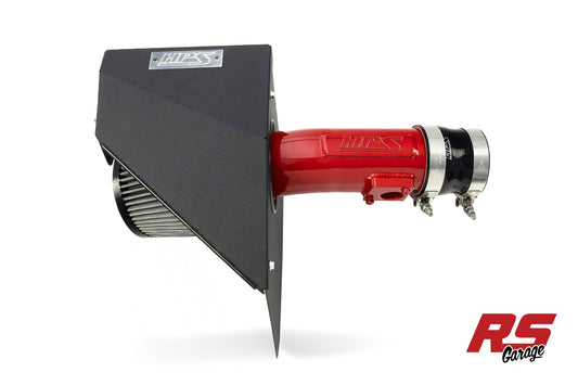 HPS Red 827 Series Performance Air Intake 2009-2010 Subaru Impreza 2.5 GT 2.5L Turbo Includes Heat Shield