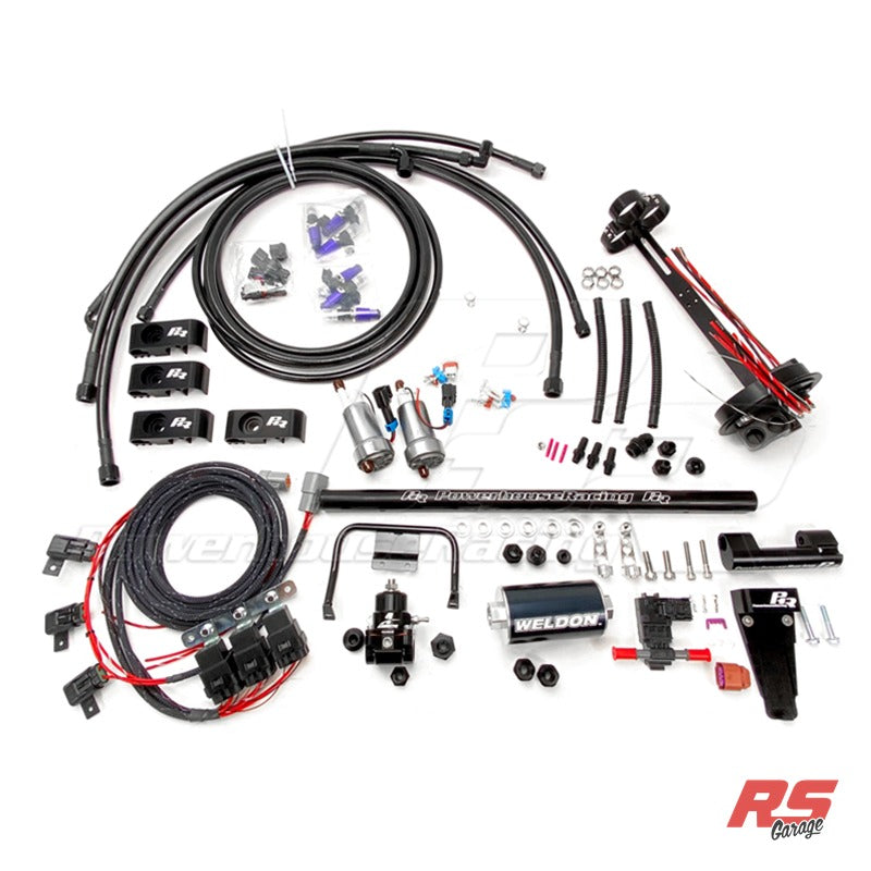 PHR 1100 HP E85 Fuel Sytem for Lexus SC300 1997-2000 Includes: -Fuel Line Kit, 8AN Feed, 6AN Return, Black Hose Ends, B