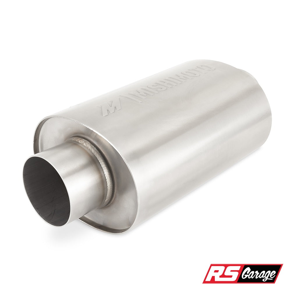 Mishimoto Universal Resonator with 2.5in Inlet/Outlet - Brushed