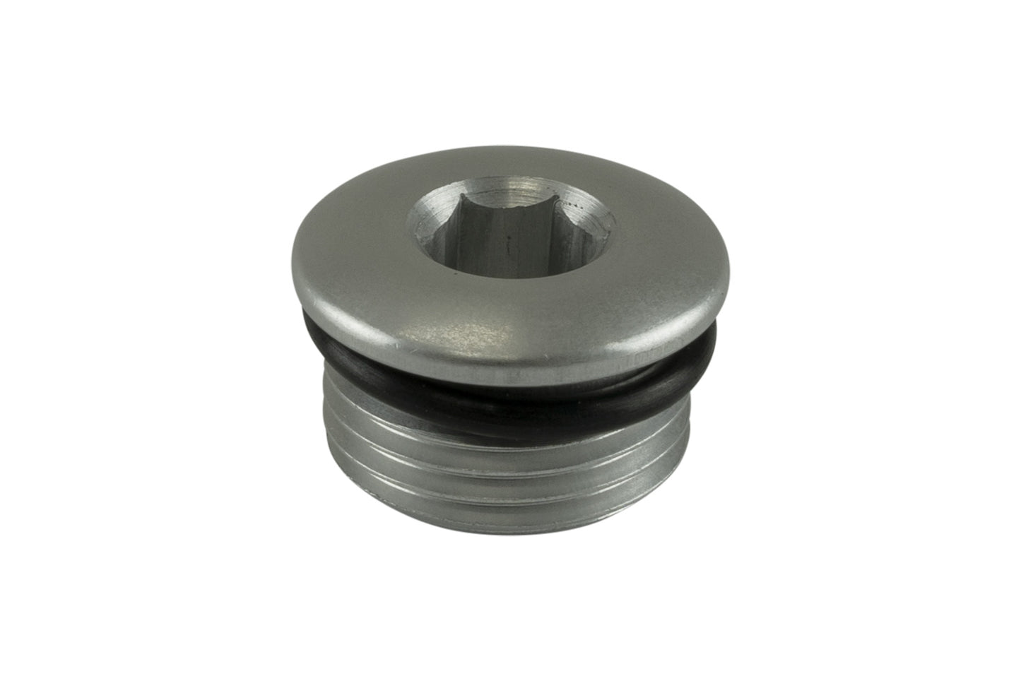 TS-OB-08-CL Turbosmart Fitting -8 AN ORB Blank - Silver
