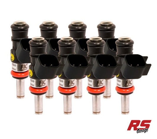 Fuel Injector Clinic 1440cc (160 Lbs/Hr At OE 58 Psi Fuel Pressure) FIC Fuel Injector Clinic Injector Set for LS3 LS7 L76 L92 and L99 Engines (High-Z)