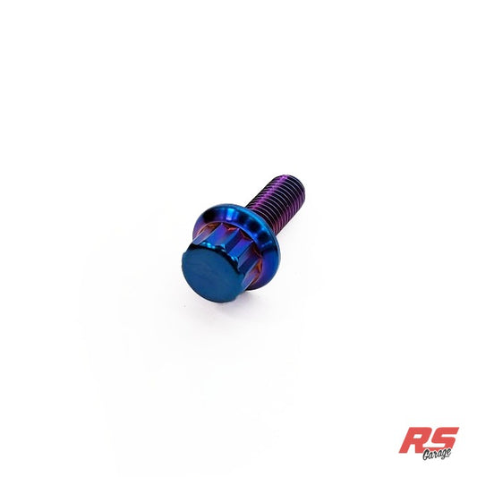 PHR Titanium Serpentine Belt Idler Pulley Bolt and Nut for 2JZ, 1JZ - Automatic, PVD Blue